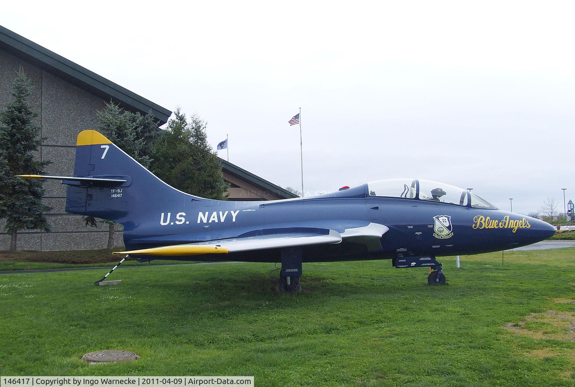 146417, Grumman TF-9J Cougar C/N 231, Grumman TF-9J (F9F-8T) Cougar at the Evergreen Aviation & Space Museum, McMinnville OR