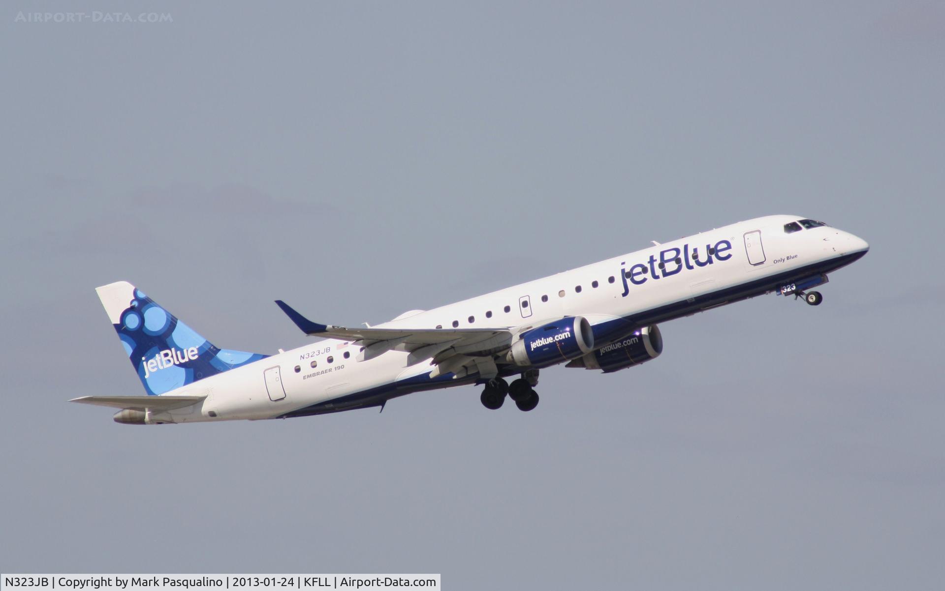 N323JB, Embraer ERJ-190-100 IGW 190AR C/N 19000384, ERJ 190-100 IGW
