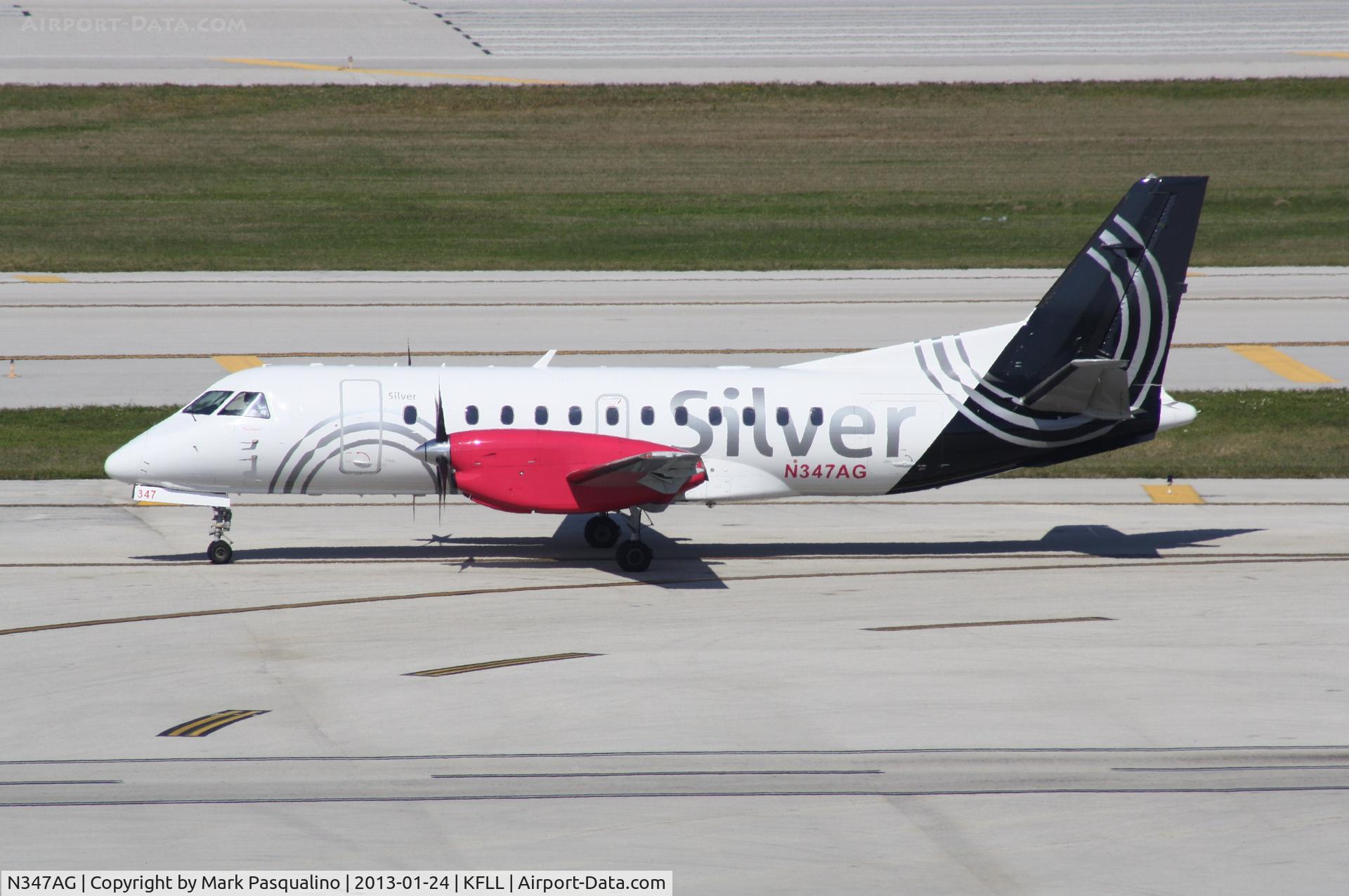 N347AG, 1998 Saab 340B C/N 340B-447, SAAB 340B