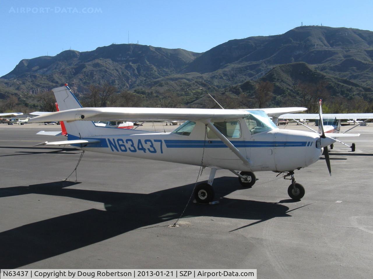 N63437, 1975 Cessna 150M C/N 15077313, 1975 Cessna 150M, Continental O-200 100 Hp