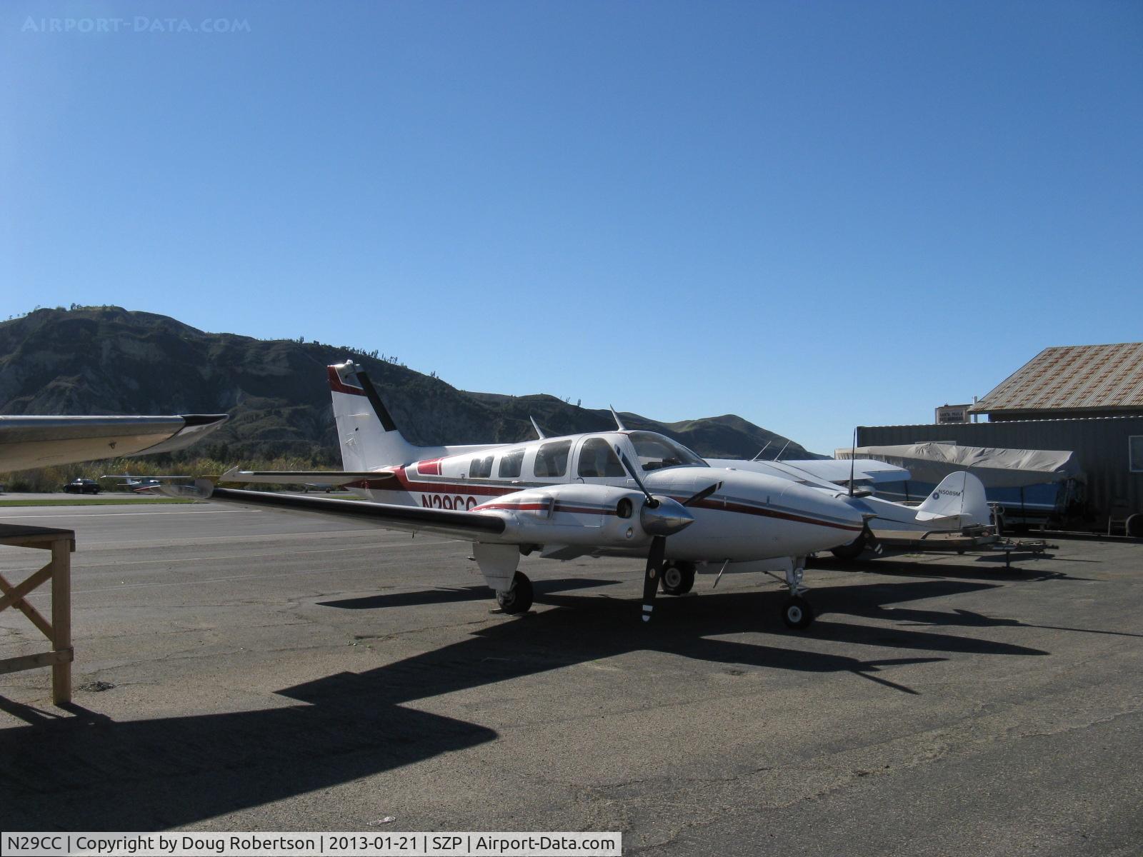 N29CC, 1977 Beech 58P Baron C/N TJ-117, 1977 Beech 58P BARON, two turbosupercharged Continental TSIO-520-LB1C 310 Hp each, pressurized, props back on