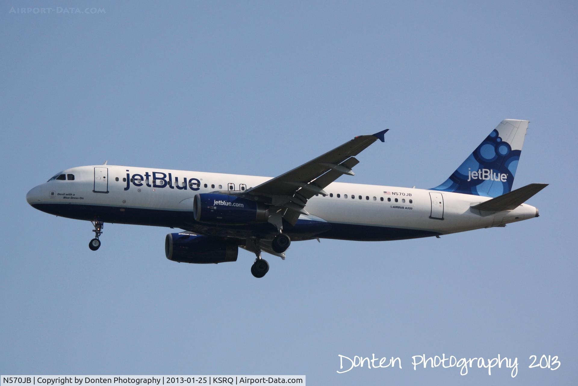 N570JB, 2003 Airbus A320-232 C/N 2099, JetBlue Flight 341 