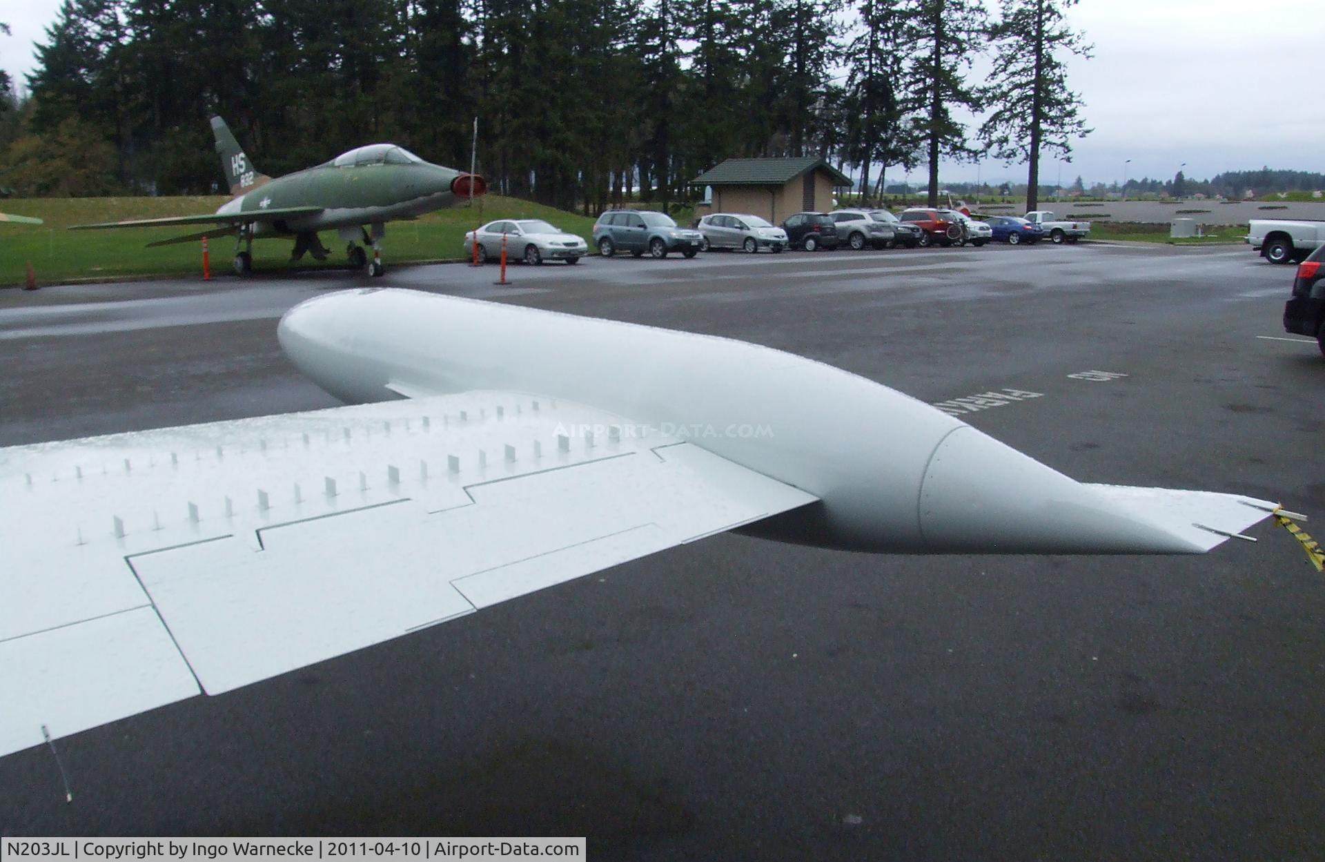 N203JL, 1969 Learjet 24B C/N 203, Lear Learjet 24B at the Evergreen Aviation & Space Museum, McMinnville OR