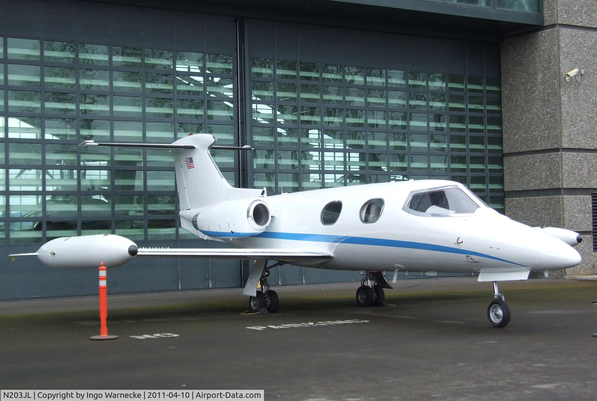 N203JL, 1969 Learjet 24B C/N 203, Lear Learjet 24B at the Evergreen Aviation & Space Museum, McMinnville OR