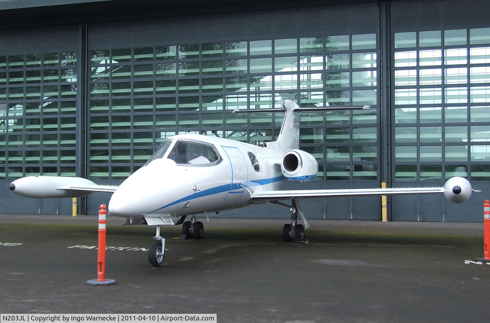 N203JL, 1969 Learjet 24B C/N 203, Lear Learjet 24B at the Evergreen Aviation & Space Museum, McMinnville OR