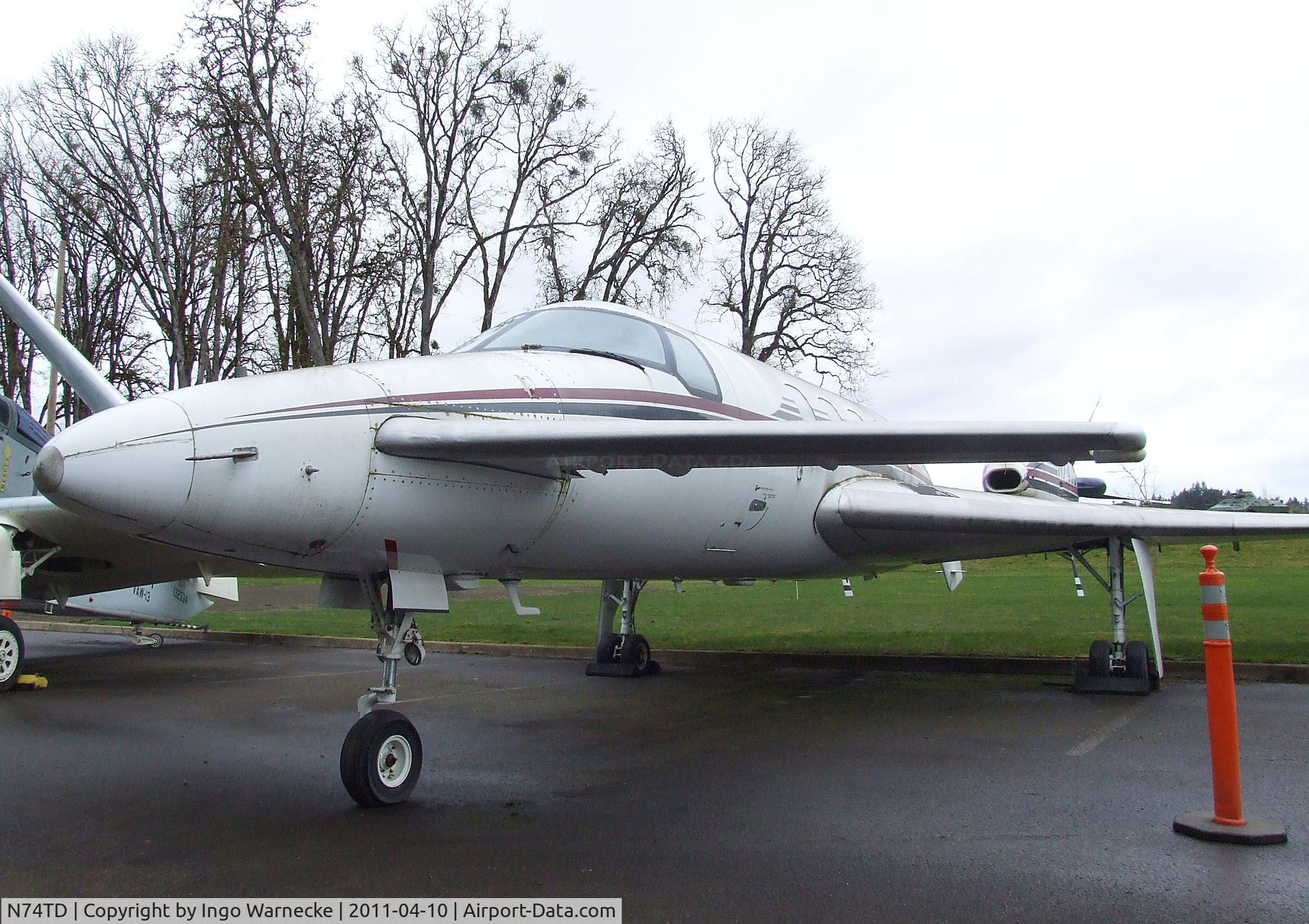 N74TD, 1992 Beech 2000A Starship 1 Starship 1 C/N NC-27, Beechcraft 2000A Starship at the Evergreen Aviation & Space Museum, McMinnville OR
