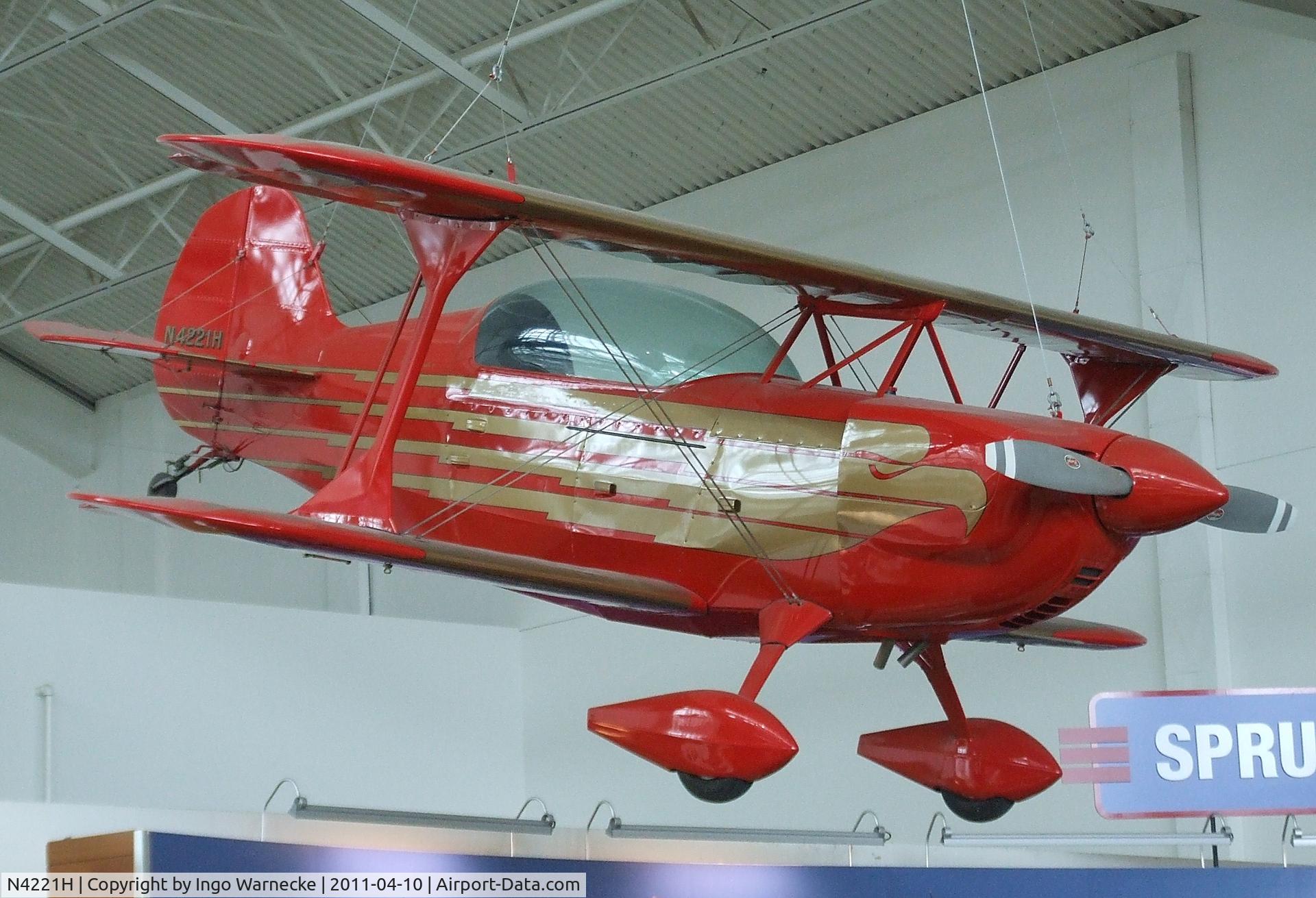 N4221H, 1984 Christen Eagle II C/N POIER-0001, Christen (James A Poier) Eagle II at the Evergreen Aviation & Space Museum, McMinnville OR