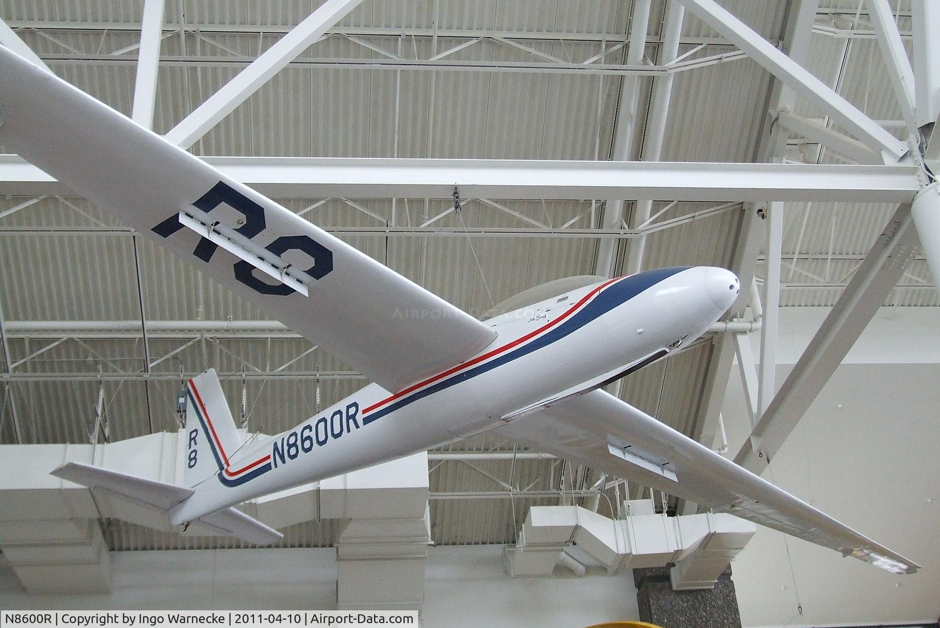 N8600R, 1962 Schweizer SGS 2-32 C/N 1, Schweizer SGS 2-32 at the Evergreen Aviation & Space Museum, McMinnville OR