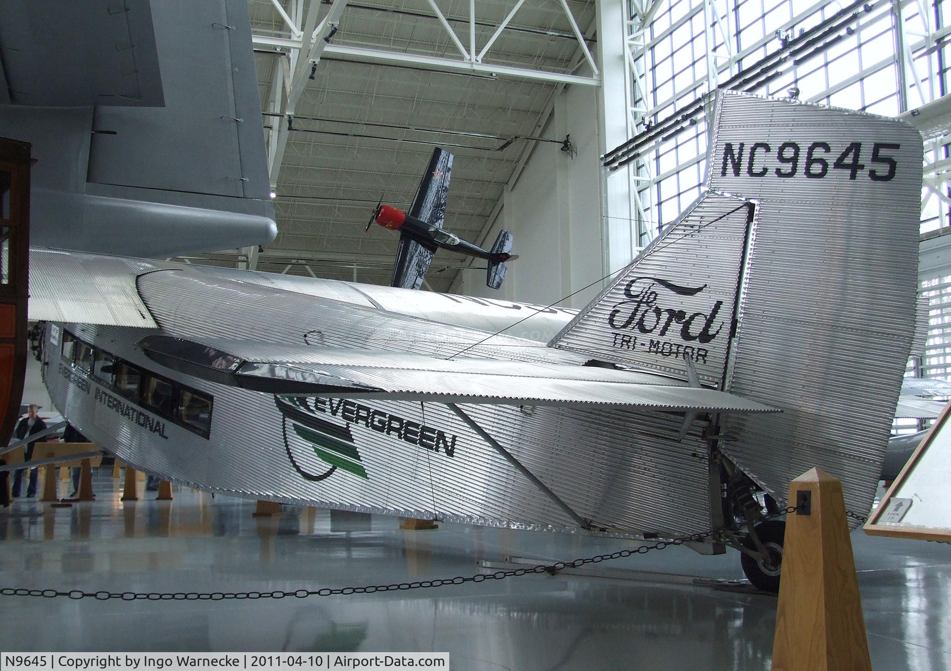 N9645, 1928 Ford 5-AT-B Tri-Motor C/N 8, Ford 5-AT-B Tri-Motor at the Evergreen Aviation & Space Museum, McMinnville OR