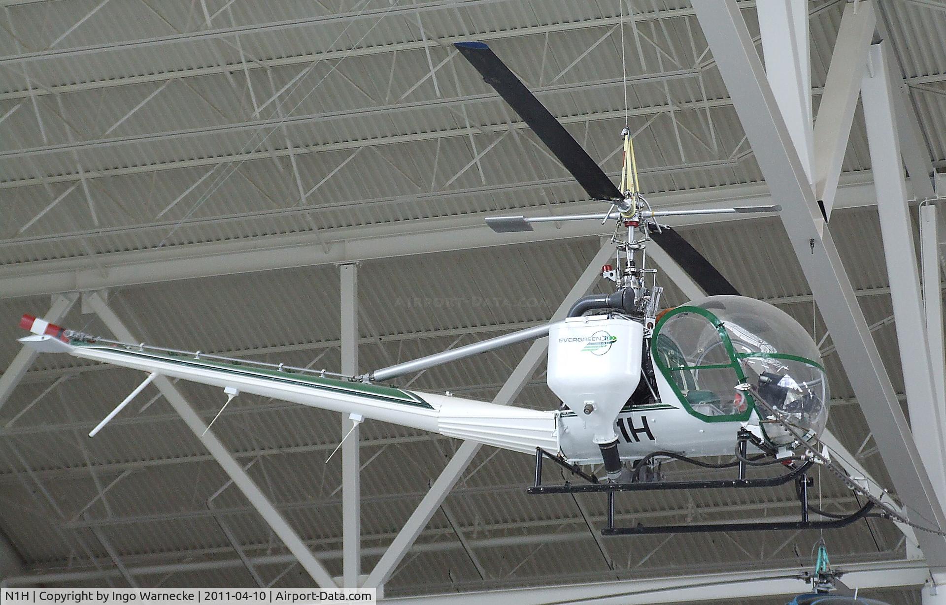N1H, 1961 Hiller UH-12E C/N 2100, Hiller UH-12E at the Evergreen Aviation & Space Museum, McMinnville OR