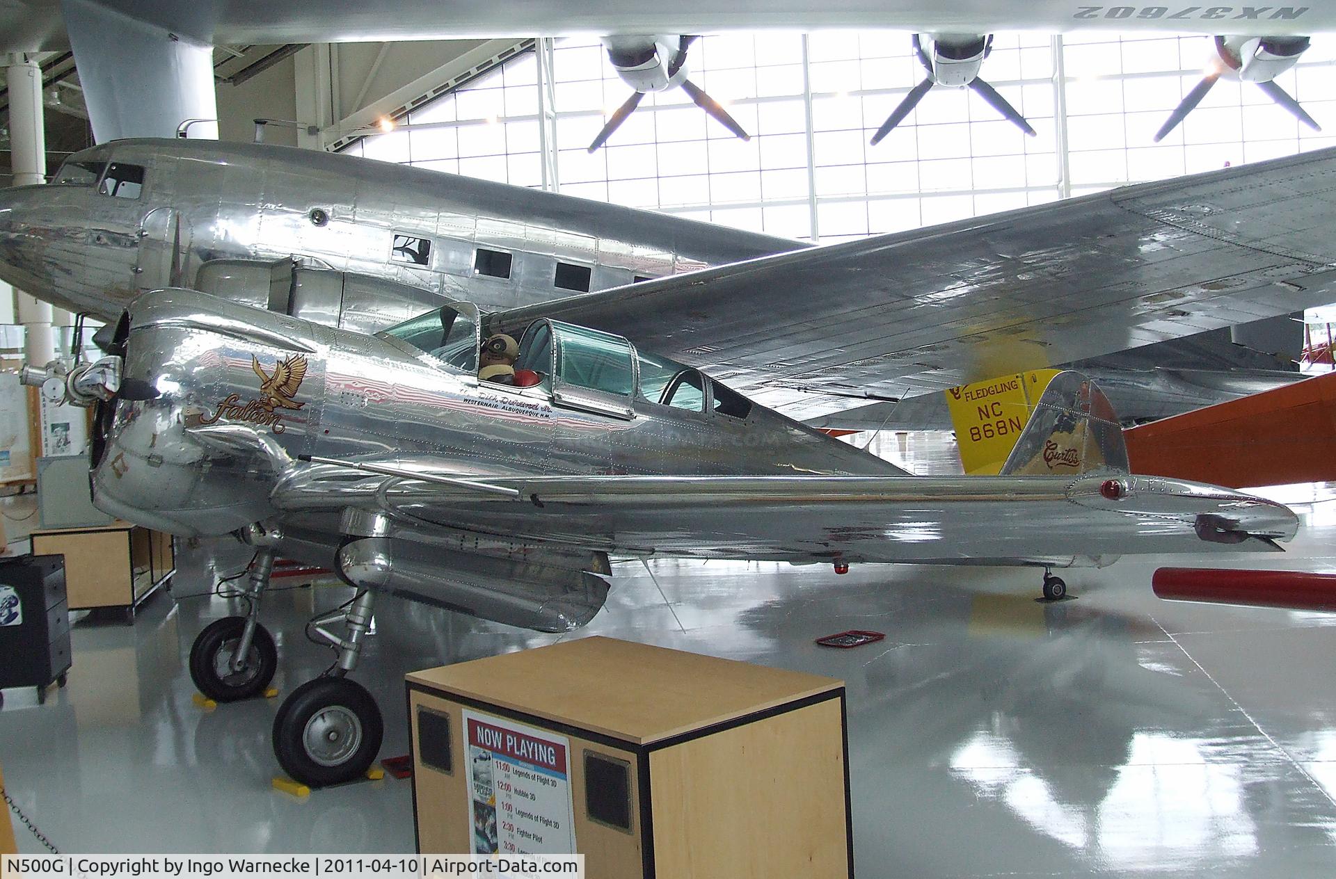 N500G, 1938 Curtiss-Wright A22 C/N A22-1, Curtiss-Wright A22 at the Evergreen Aviation & Space Museum, McMinnville OR