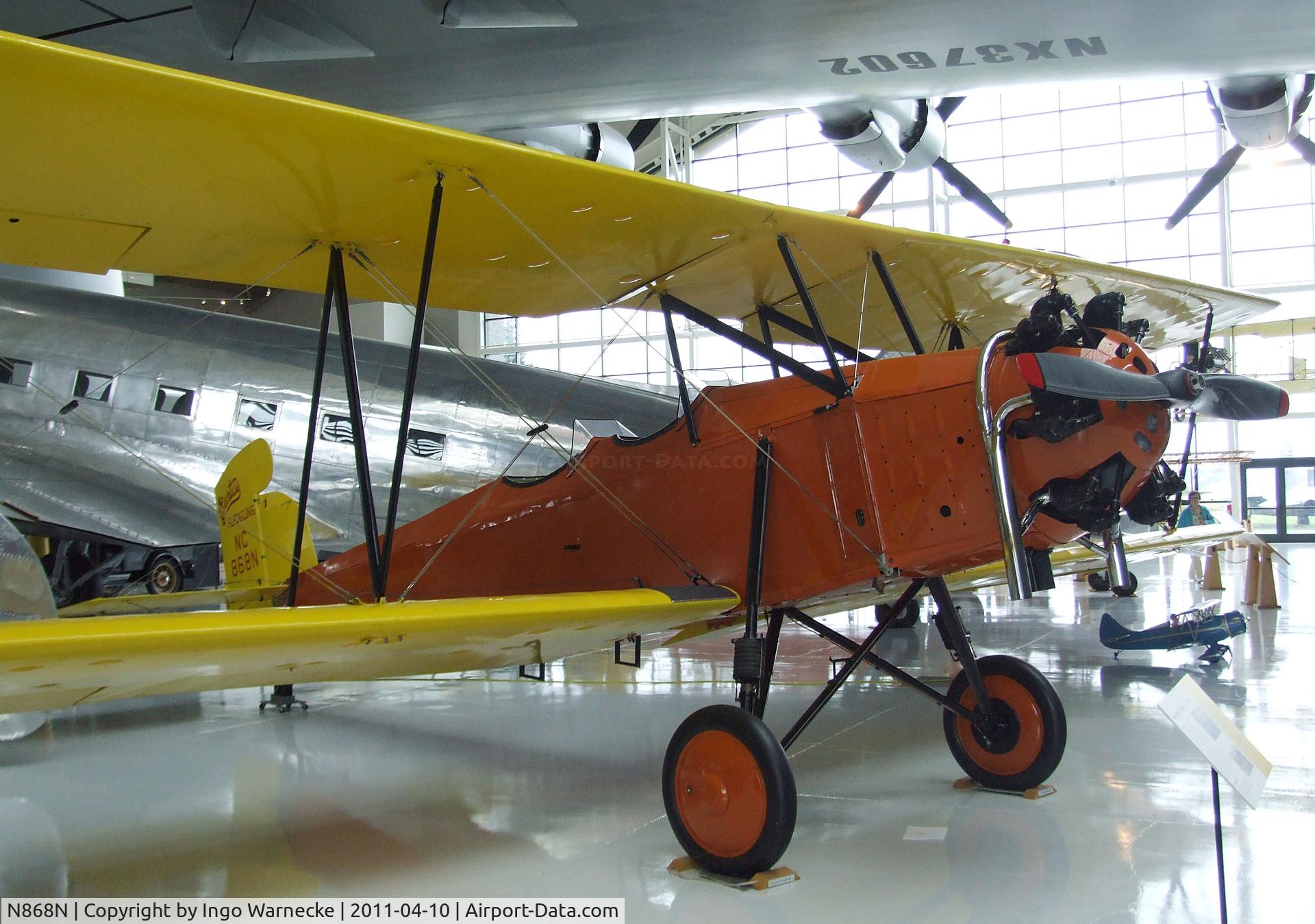 N868N, 1929 Curtiss-Wright Fledgling C/N B-51, Curtiss Model 51 Fledgling at the Evergreen Aviation & Space Museum, McMinnville OR