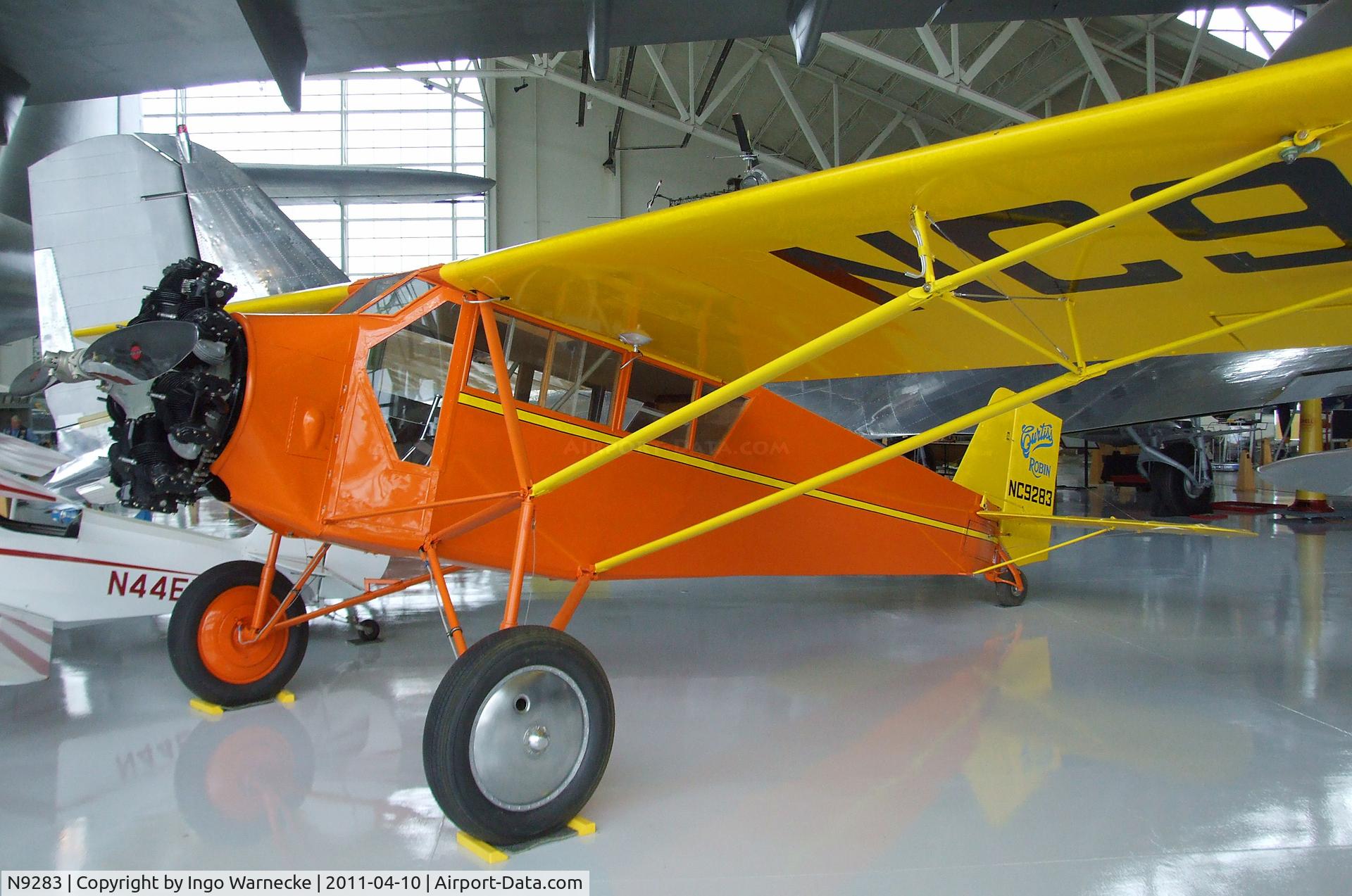 N9283, 1929 Curtiss-Wright Robin C-1 C/N 337, Curtiss-Wright Robin C-1 at the Evergreen Aviation & Space Museum, McMinnville OR