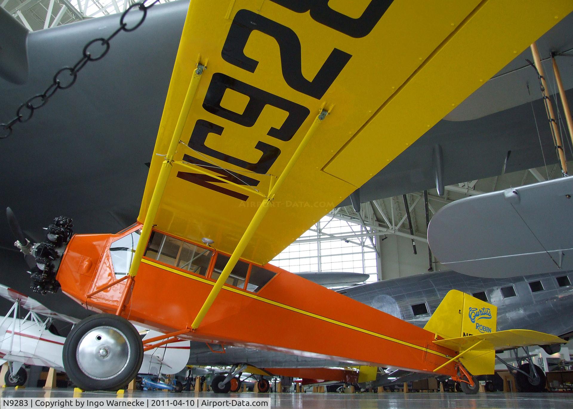 N9283, 1929 Curtiss-Wright Robin C-1 C/N 337, Curtiss-Wright Robin C-1 at the Evergreen Aviation & Space Museum, McMinnville OR