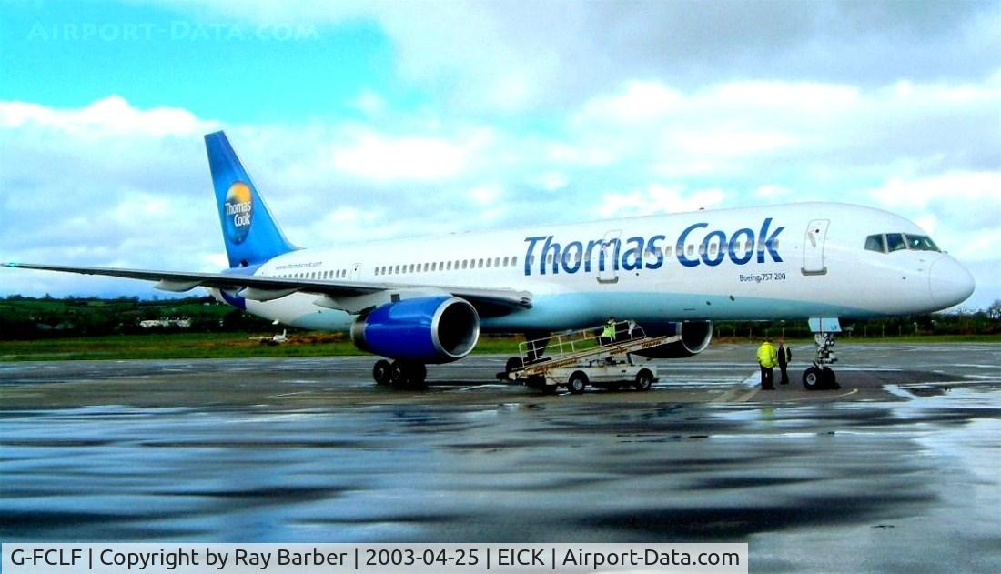 G-FCLF, 1999 Boeing 757-28A C/N 28835, Boeing 757-28A [28835] (Thomas Cook) Cork~EI 25/04/2003