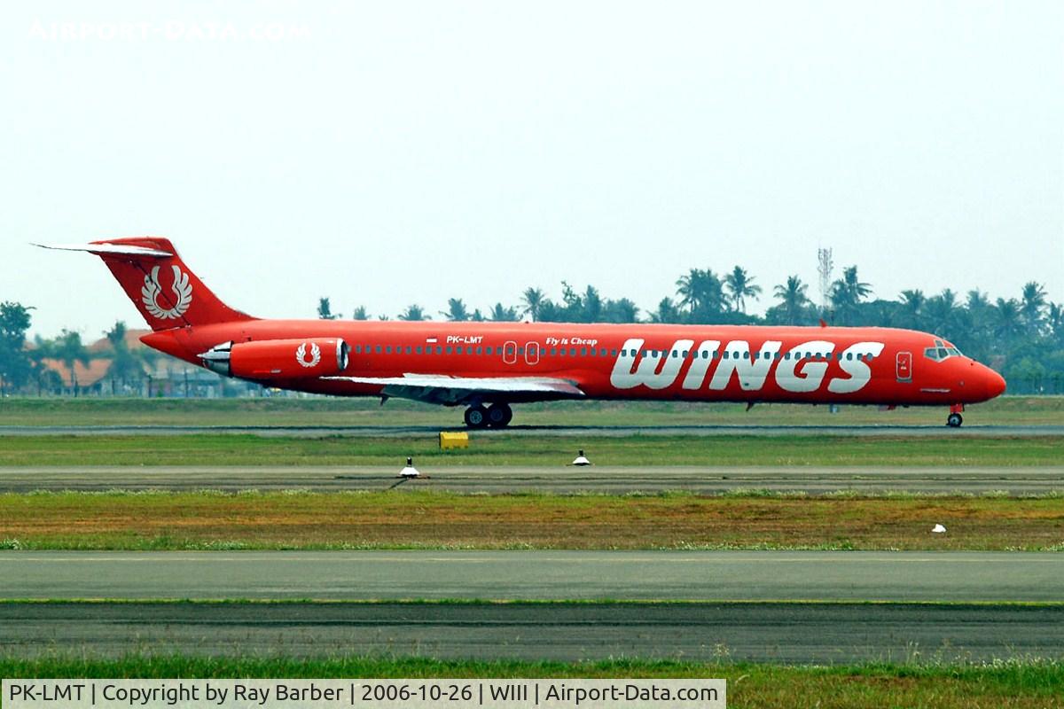 PK-LMT, 1982 McDonnell Douglas MD-82 (DC-9-82) C/N 49118 LN:1065, McDonnell Douglas DC-9-82 [49118] (Wings Air) Jakarta - Soekarno Hatta International~PK 26/10/2006