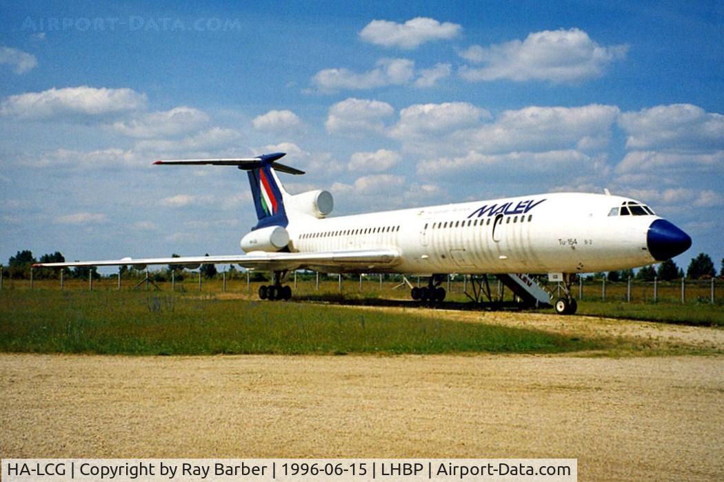 HA-LCG, 1975 Tupolev Tu-154B-2 C/N 75A127, Tupolev Tu-154B-2 [75A-127] (Malev) Budapest-Feriheghy~HA 15/06/1996