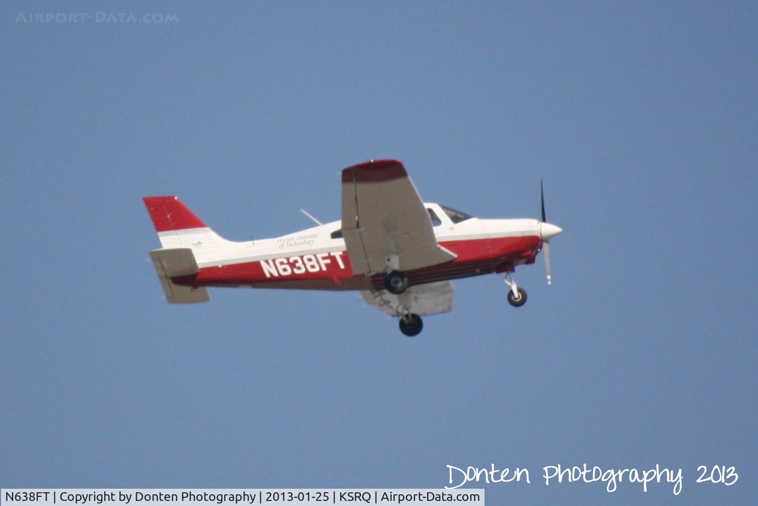 N638FT, 2008 Piper PA-28-161 Cherokee Warrior II C/N 2842315, Piper Cherokee (N638FT) departs Sarasota-Bradenton International Airport