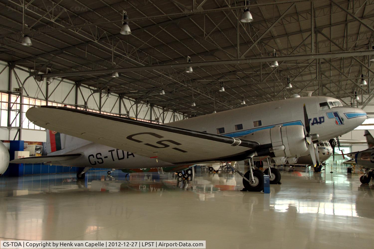 CS-TDA, 1943 Douglas C-47A-80-DL C/N 19503, Douglas C-47A Skytrain preserved in the Museu do Ar at Sintra Air Base in Portugal.