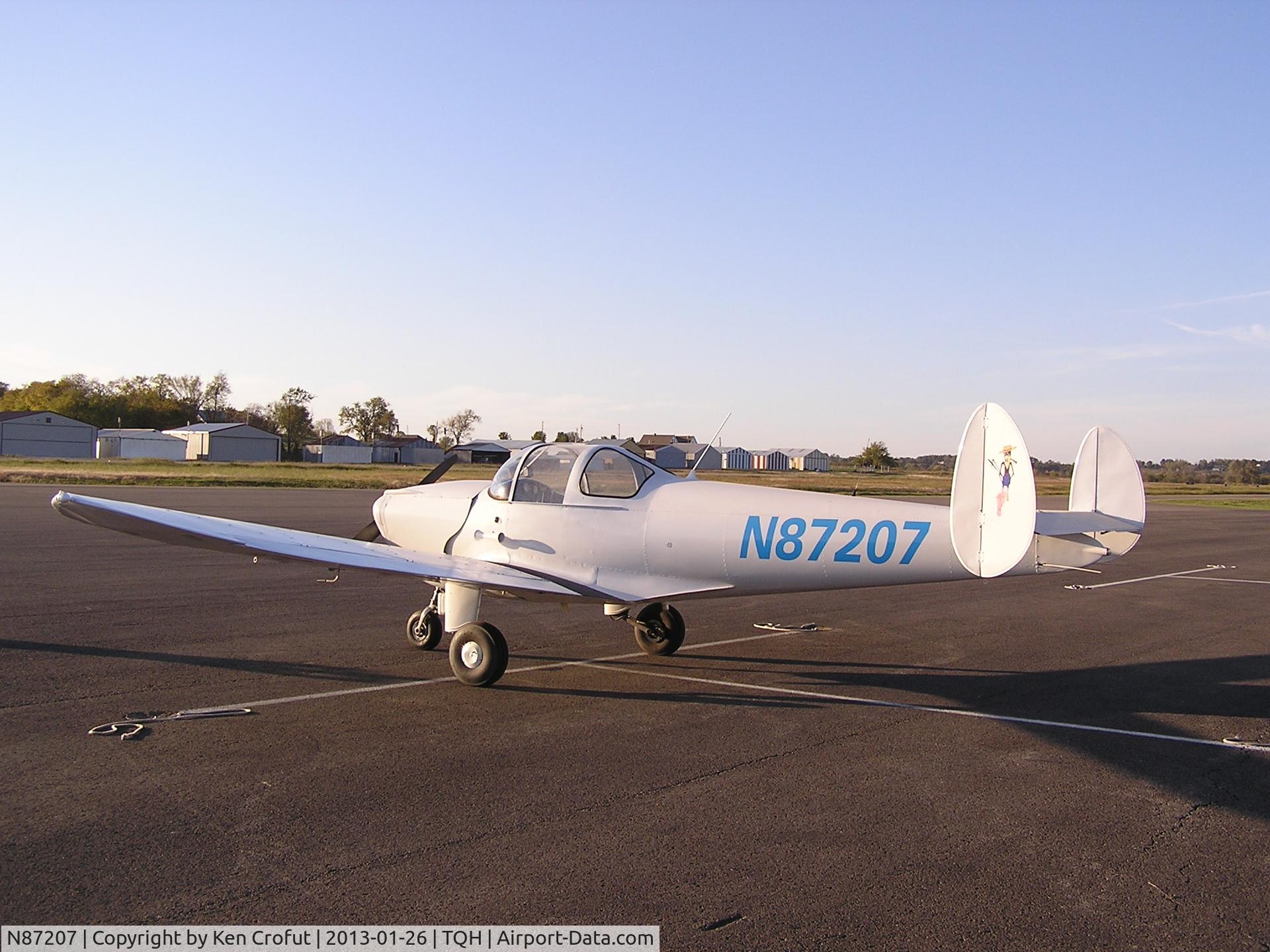 N87207, 1946 Erco 415C Ercoupe C/N 380, N87202- New paint-new glass-new interior-new cover on wings-rebuilt nose strut- flys great out of tahlequah, Oklahoma.