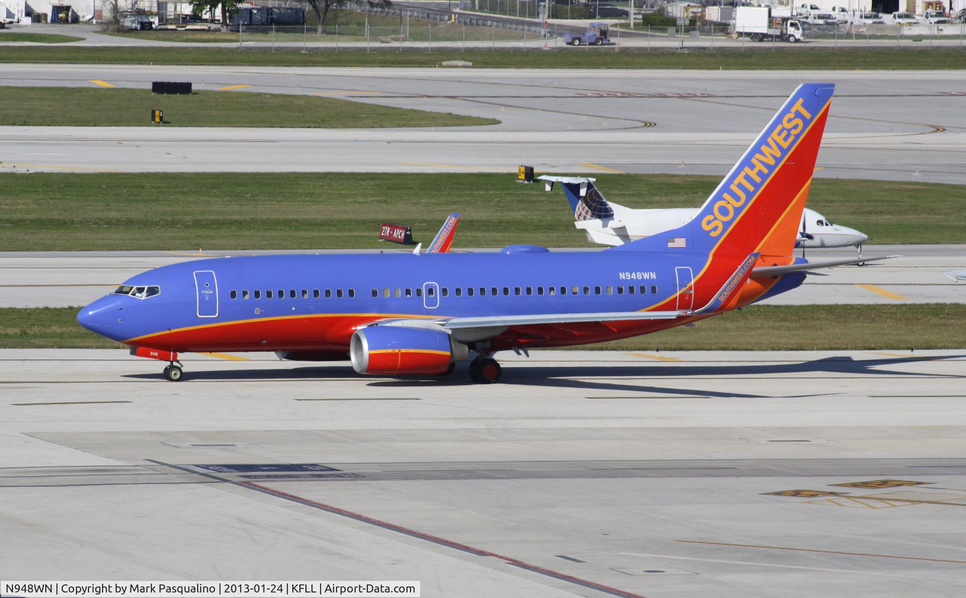 N948WN, 2010 Boeing 737-7H4 C/N 36662, Boeing 737-700