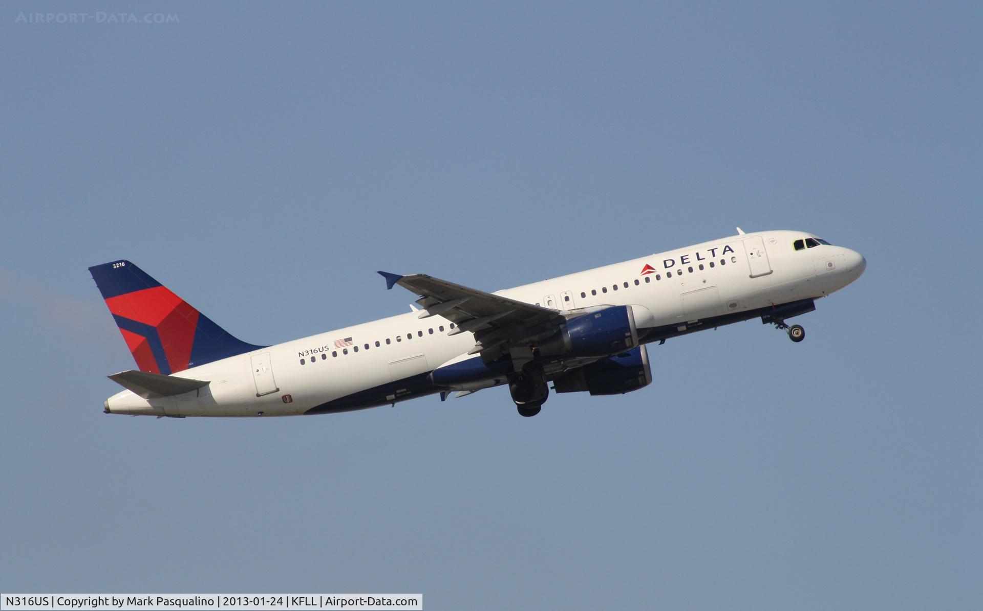 N316US, 1991 Airbus A320-211 C/N 192, Airbus A320