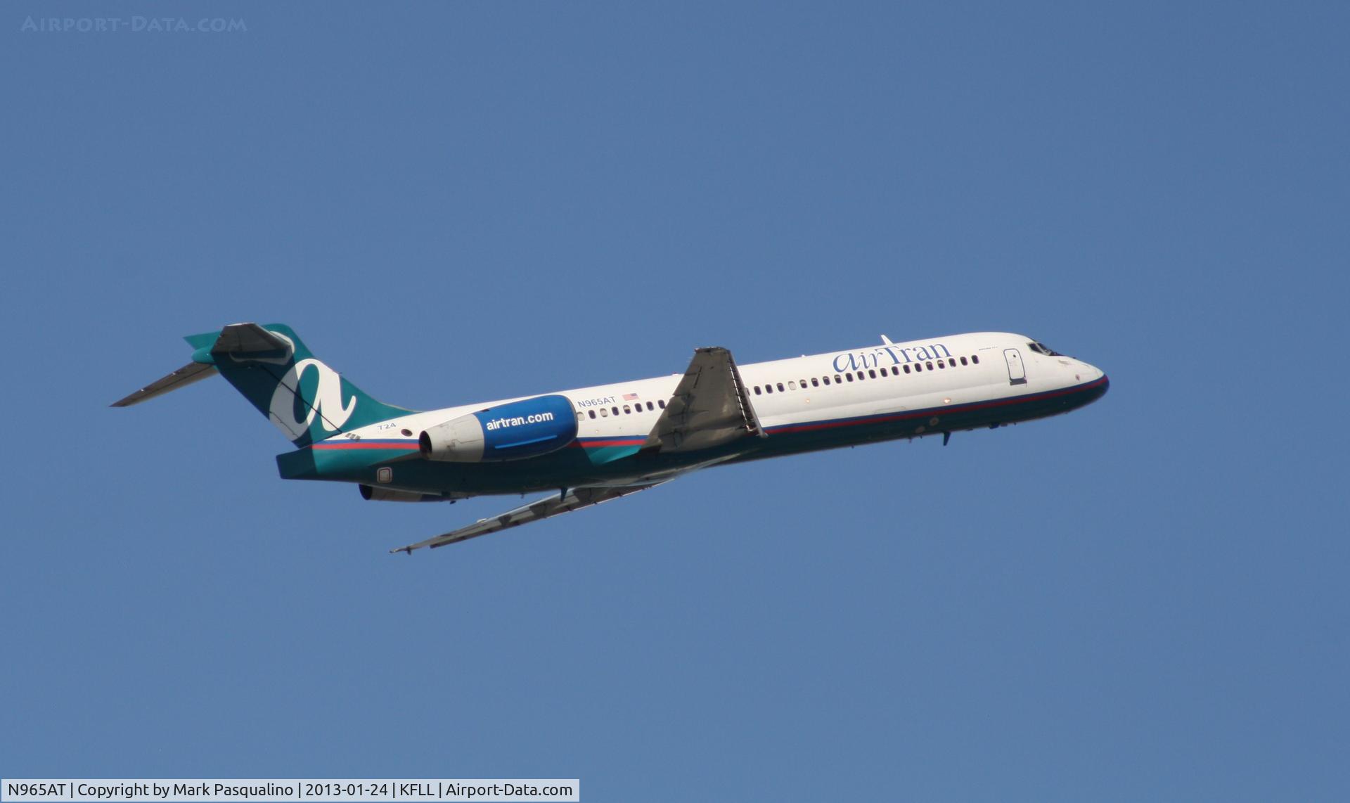 N965AT, 2001 Boeing 717-200 C/N 55026, Boeing 717-200