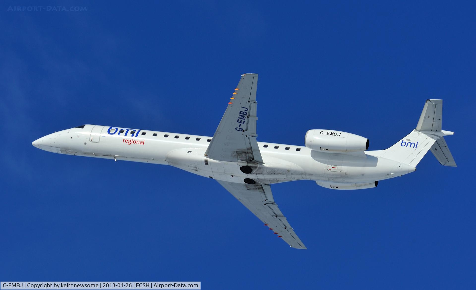 G-EMBJ, 1999 Embraer ERJ-145EU (EMB-145EU) C/N 145134, January .... blue sky .... nice light !