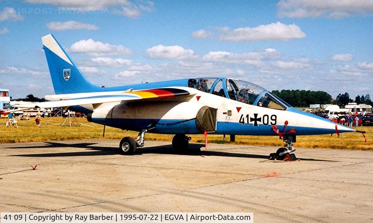 41 09, 1981 Dassault-Dornier Alpha Jet A C/N 0109, Dassault-Dornier Alpha Jet A [0109] (German AF) RAF Fairford~G 22/07/1995
