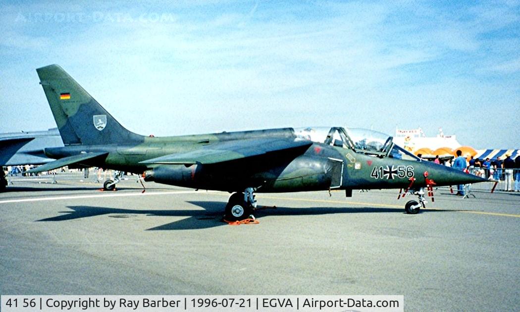 41 56, Dassault-Dornier Alpha Jet A C/N 0156, Dassault-Dornier Alpha Jet A [0156] (German AF) RAF Fairford~G 21/07/1996