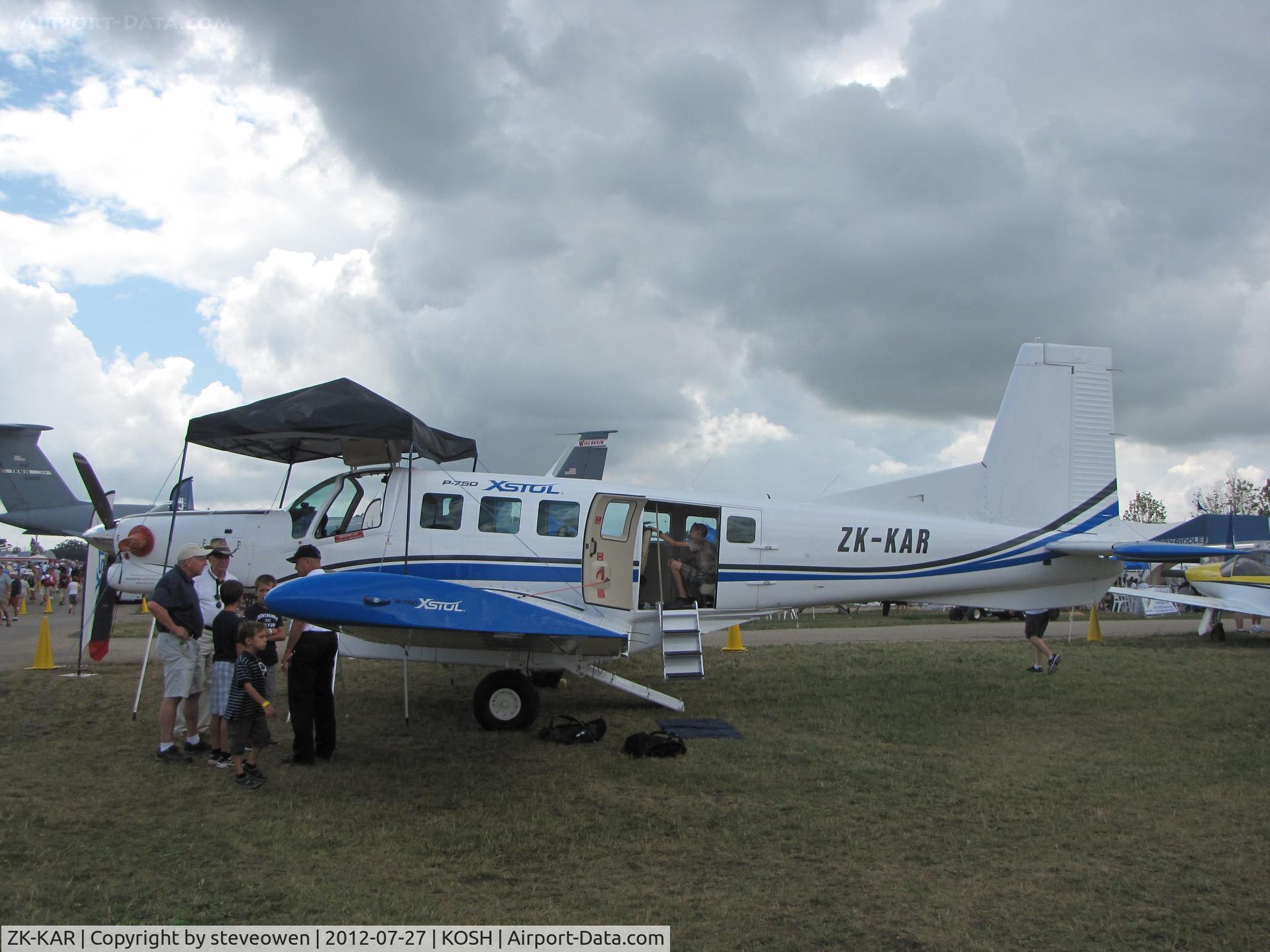 ZK-KAR, Pacific Aerospace PAC 750XL C/N 164, On display at Oshkosh