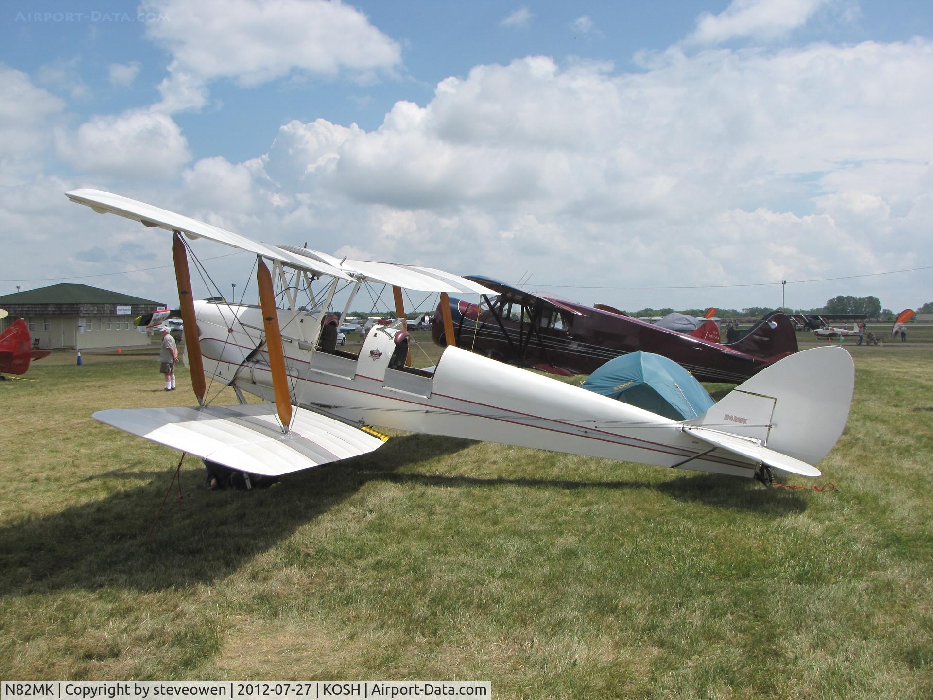 N82MK, 1939 De Havilland DH-82A Tiger Moth II C/N 82186, at Oshkosh 2012