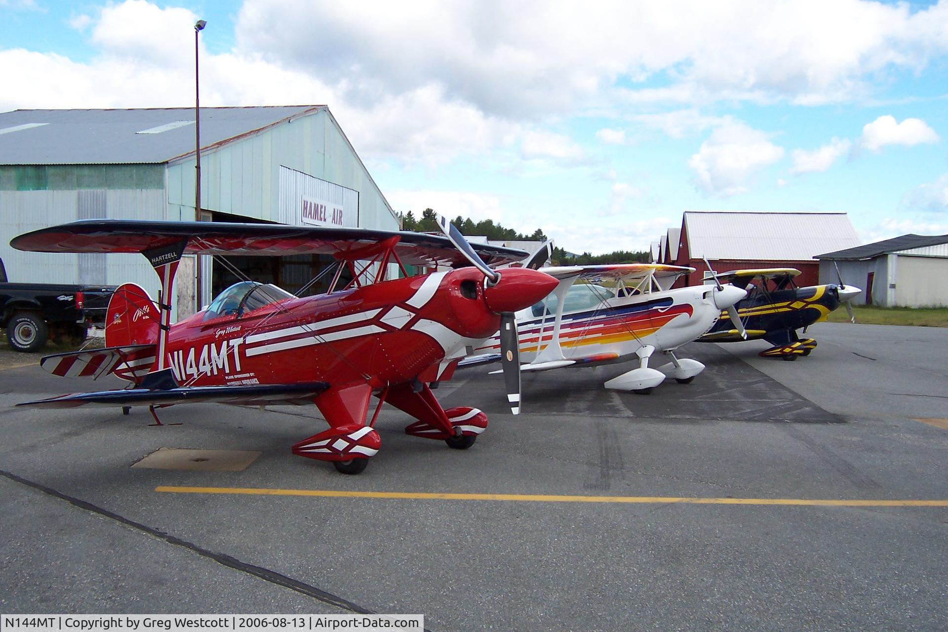 N144MT, 1992 Aviat Pitts S-2B Special C/N 5234, Berlin, NH