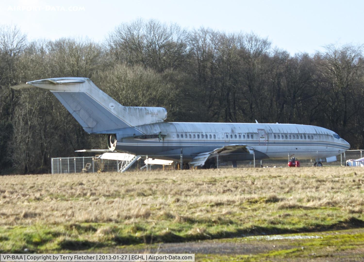 VP-BAA, 1966 Boeing 727-51 C/N 19123, 1966 Boeing 727-51, c/n: 19123 - WFU - at Lasham