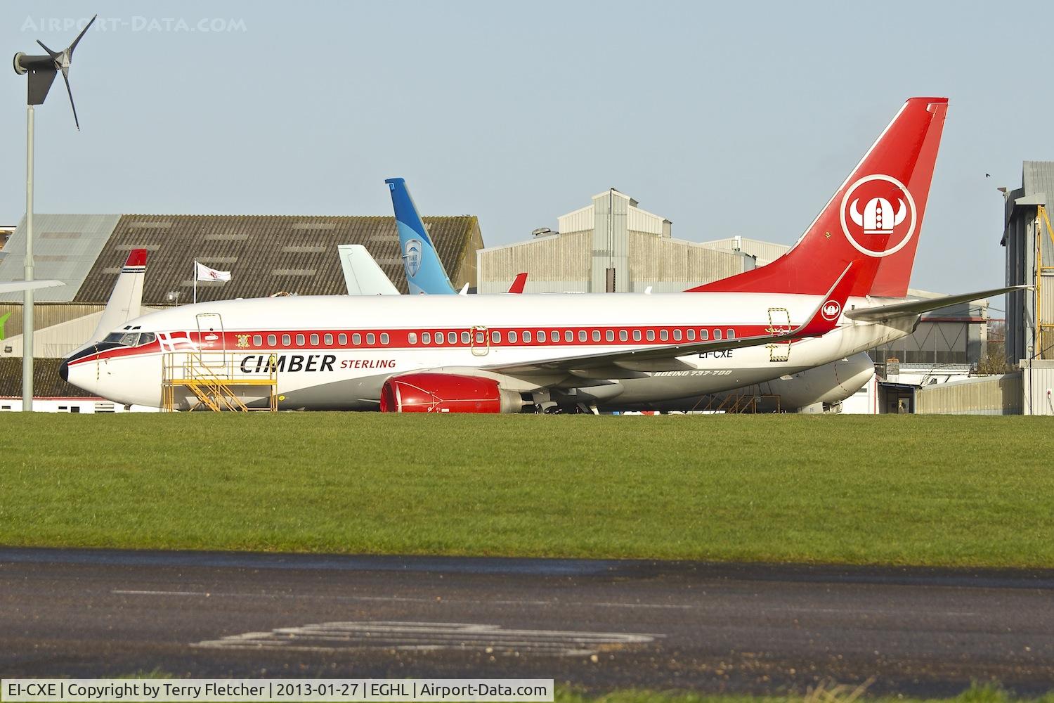 EI-CXE, 2002 Boeing 737-76N C/N 32737, 2002 BOEING 737-76N, c/n: 32737 in Cimber Sterling colours at Lasham