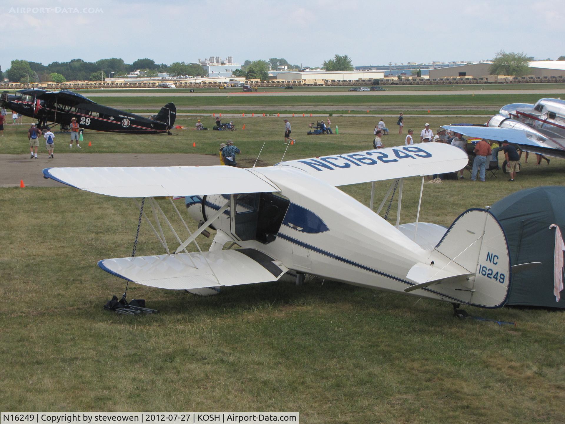 N16249, 1936 Waco YKS-6 C/N 4466, at Oshkosh