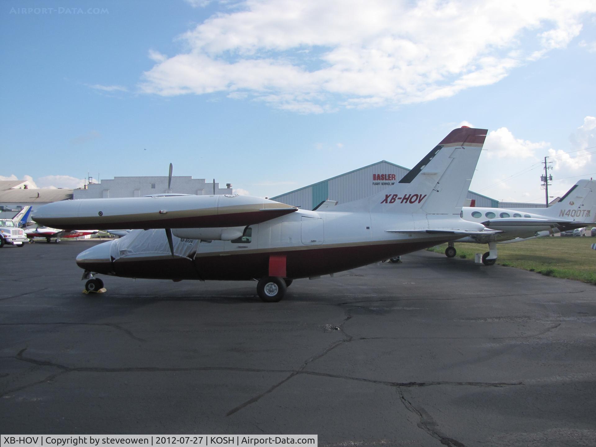 XB-HOV, Mitsubishi MU2-2B20 C/N 156, Basler FBO ramp