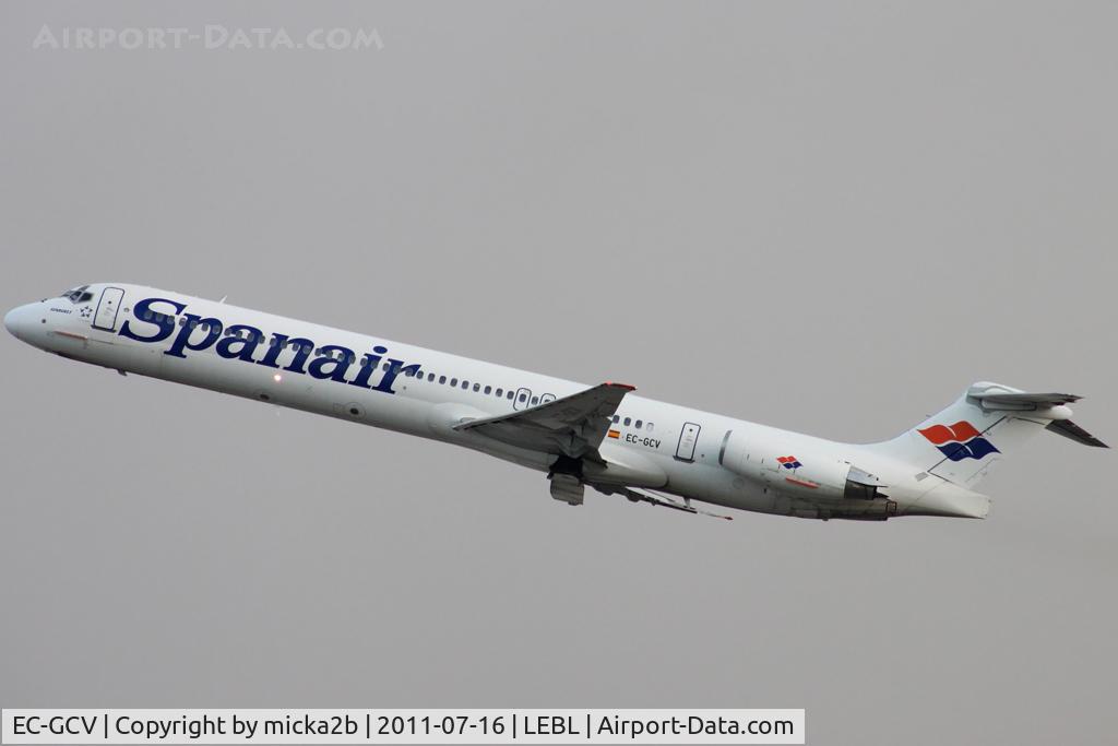 EC-GCV, 1992 McDonnell Douglas MD-82 (DC-9-82) C/N 53165, Take off