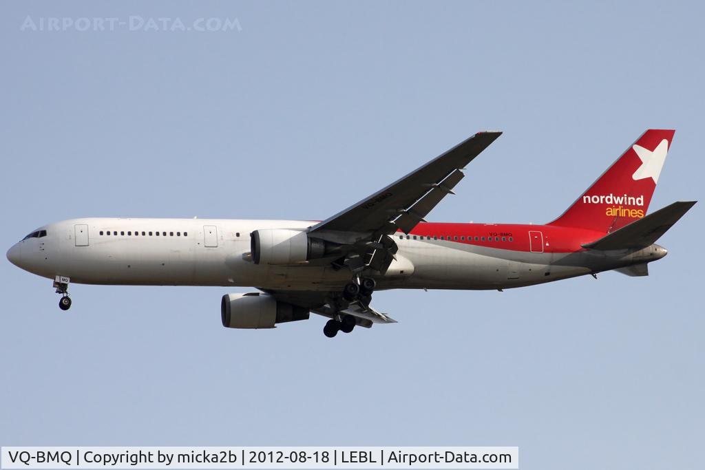 VQ-BMQ, 1996 Boeing 767-306 C/N 28098, Landing