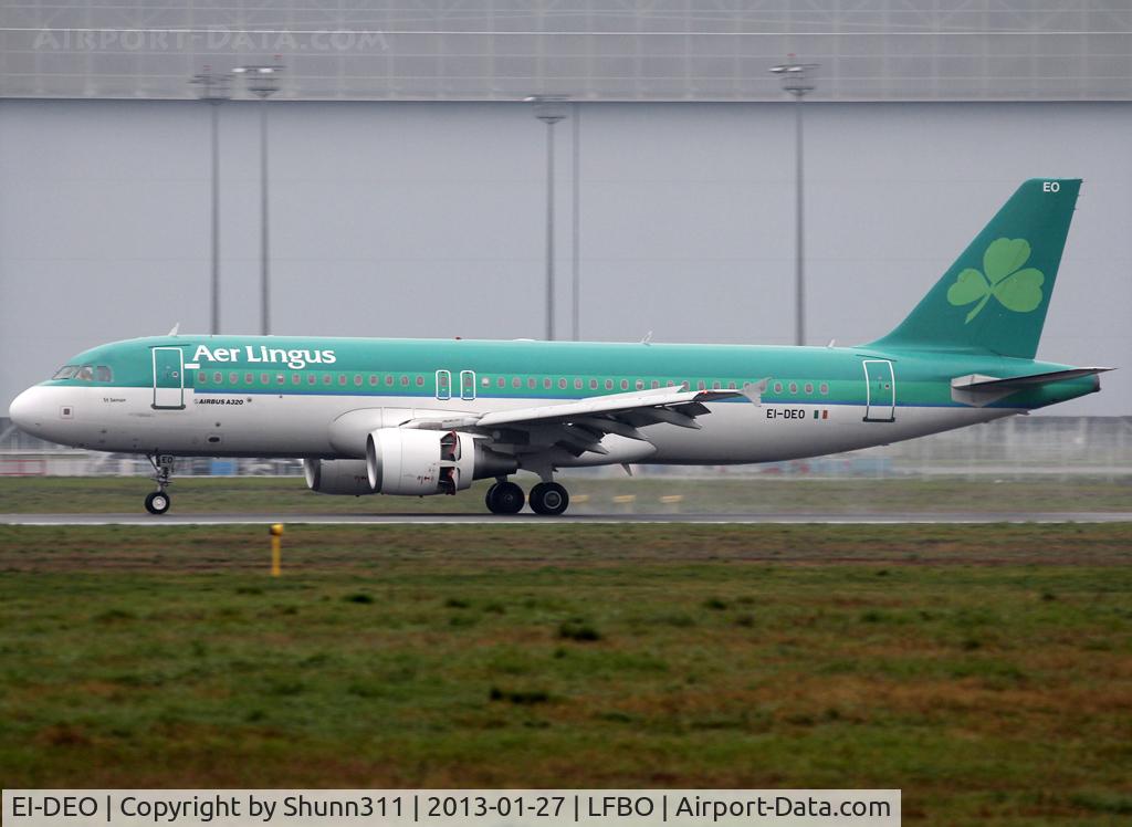 EI-DEO, 2005 Airbus A320-214 C/N 2486, Landing rwy 14R