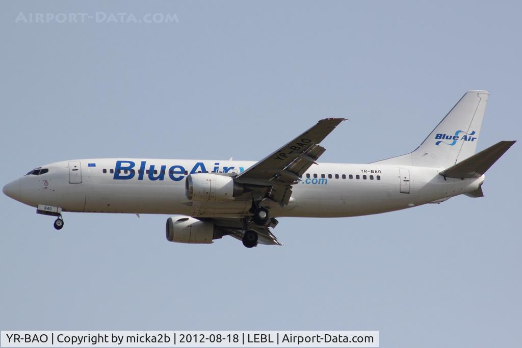 YR-BAO, 1991 Boeing 737-42C C/N 24813, Landing
