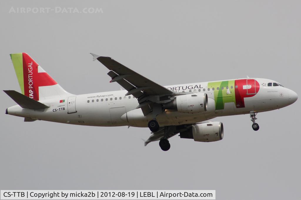 CS-TTB, 1997 Airbus A319-111 C/N 755, Landing