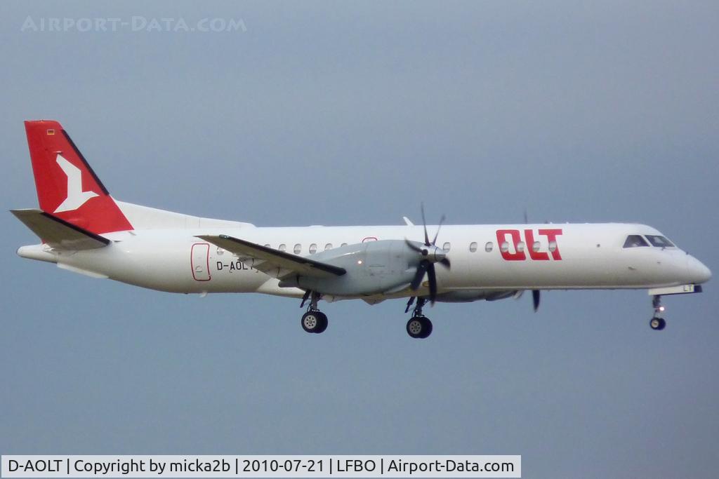 D-AOLT, 1996 Saab 2000 C/N 2000-037, Landing