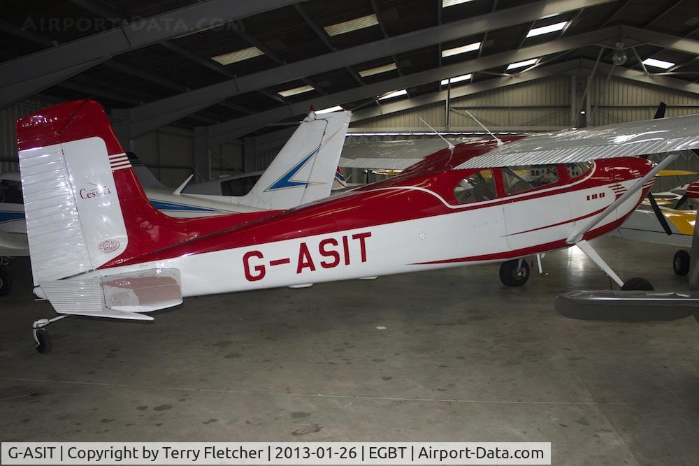 G-ASIT, 1956 Cessna 180 C/N 32567, 1956 Cessna 180, c/n: 32567 at Turweston Aerodrome
