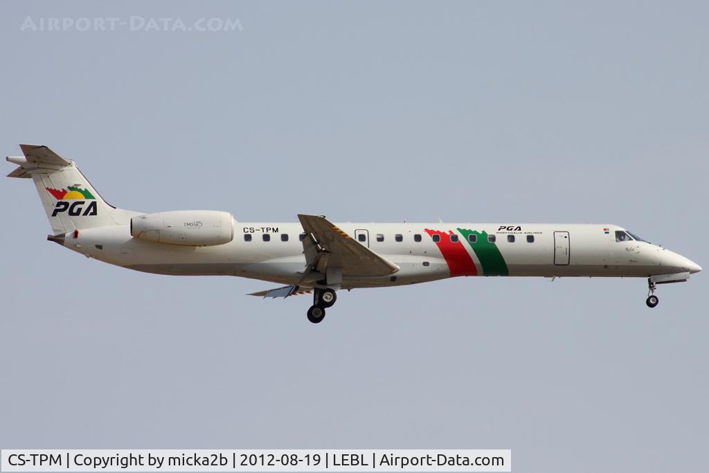 CS-TPM, 1998 Embraer EMB-145EP (ERJ-145EP) C/N 145095, Landing