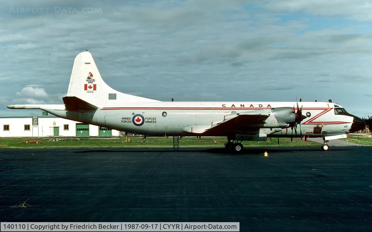 140110, 1980 Lockheed CP-140 Aurora C/N 285B-5712, transient at CFB Goose Bay