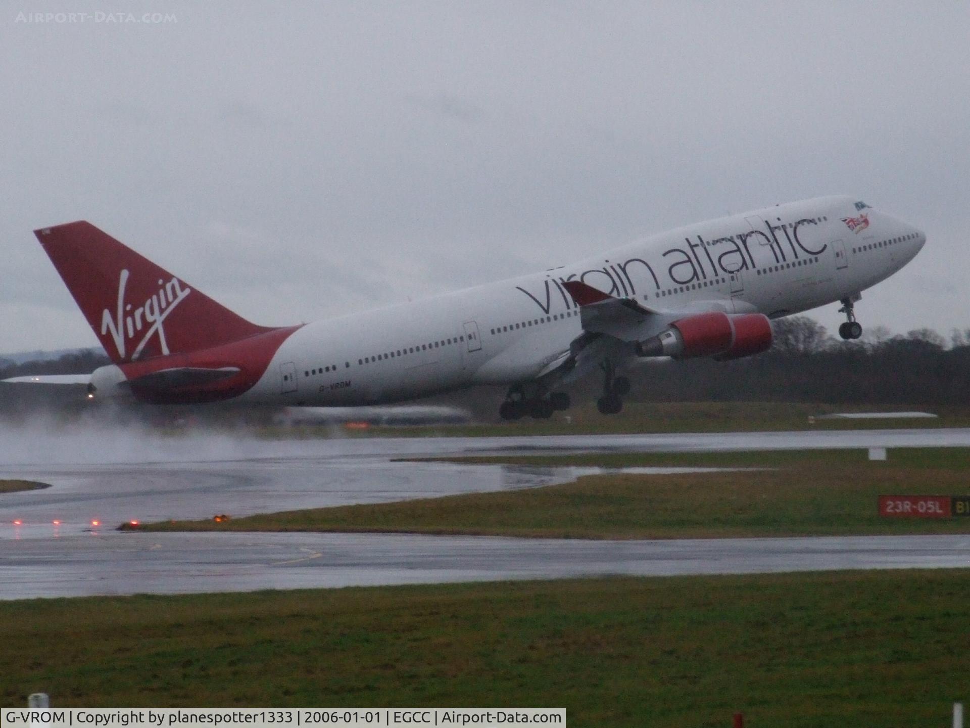 G-VROM, 2001 Boeing 747-443 C/N 32339, Virgin Atlantic on its way to Orlando!