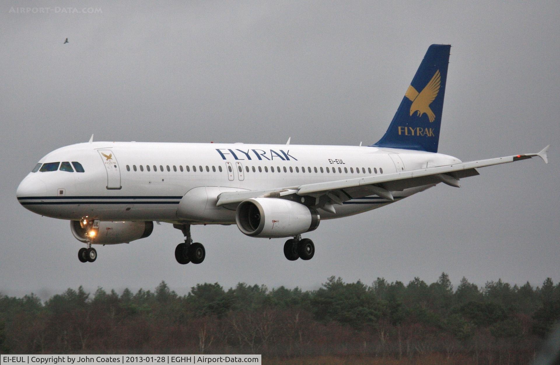 EI-EUL, 2003 Airbus A320-232 C/N 2027, ex EC-IPI in FlyRAK colours arrives for paint