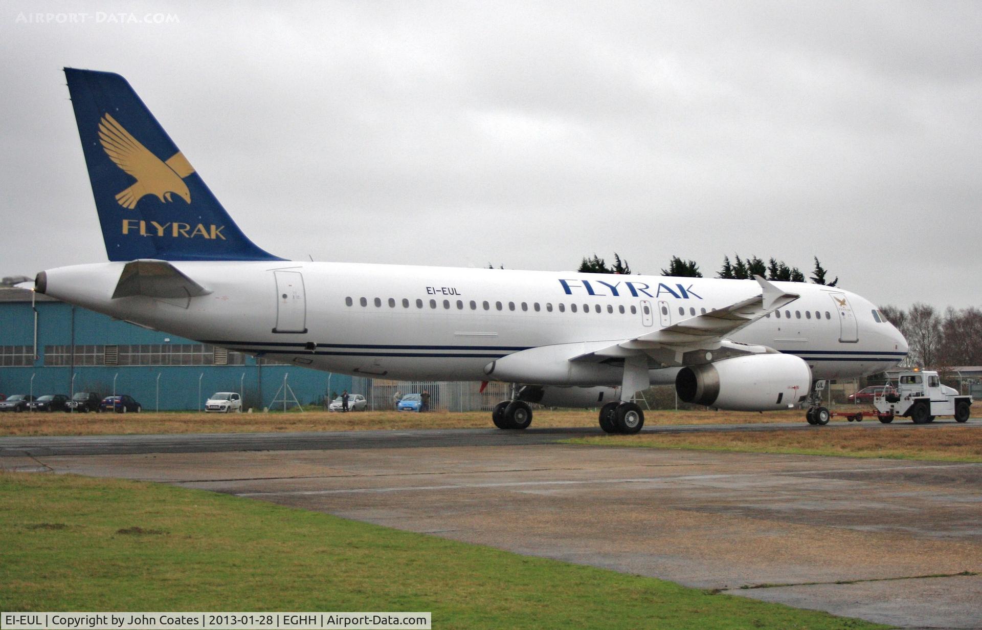 EI-EUL, 2003 Airbus A320-232 C/N 2027, ex EC-IPI in FlyRAK colours arrives from Dublin for respray