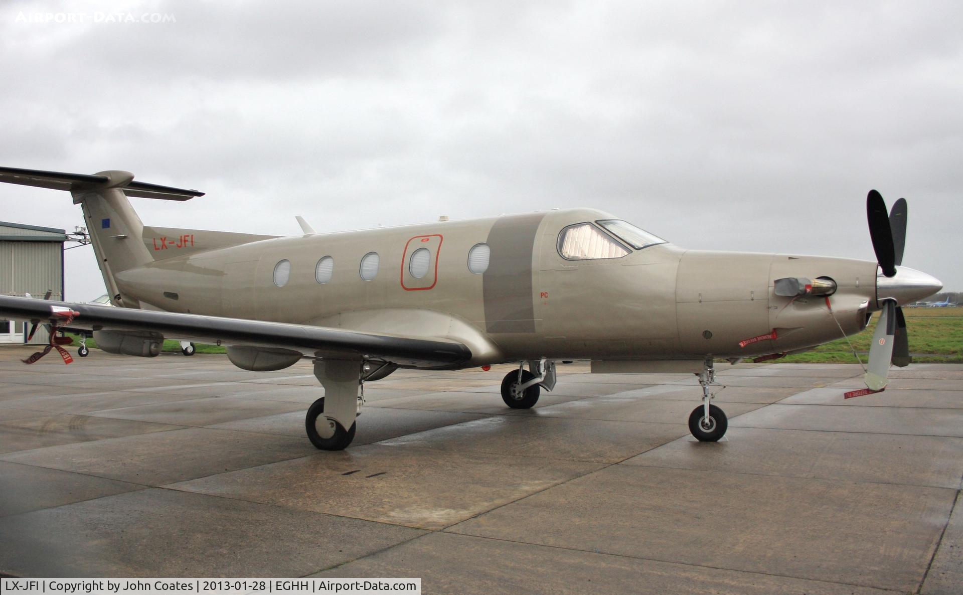 LX-JFI, 2004 Pilatus PC-12/45 C/N 574, Visitor to D S Pilatus Centre